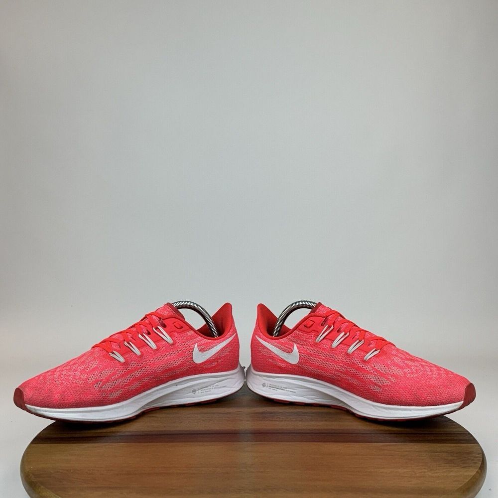 Womens Nike Air Zoom Pegasus‎ 36 Laser Crimson Athletic Running Sneakers Size 10 - Picture 6 of 10